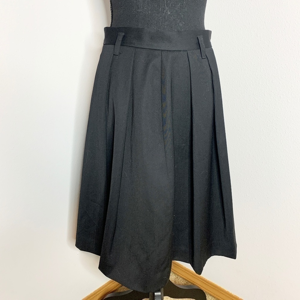 Anne Klein Black Women's Round Skater Skirt (sz 4)